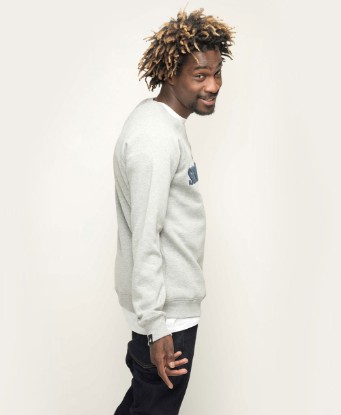 Picture of Terry Crew Neck Heather Grey